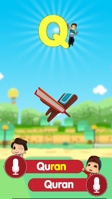 Emulate iPhone app Omar dan Hana FlashCard using MyAndroid