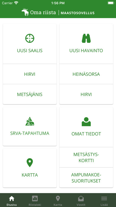 Emulate iPhone app Oma riista using MyAndroid