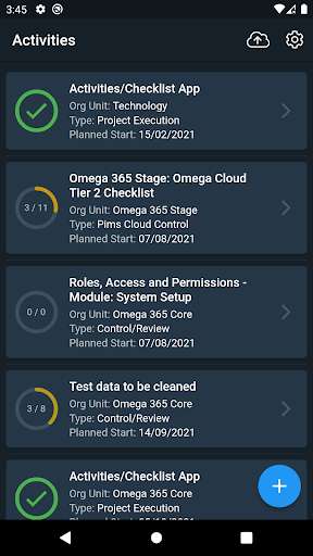 Run android online APK Omega 365 Checklists from MyAndroid or emulate Omega 365 Checklists using MyAndroid