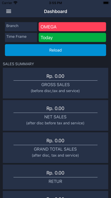 Emulate iPhone app Omega Business Intelligence using MyAndroid Emulate iPhone app Omega Business Intelligence using MyAndroid