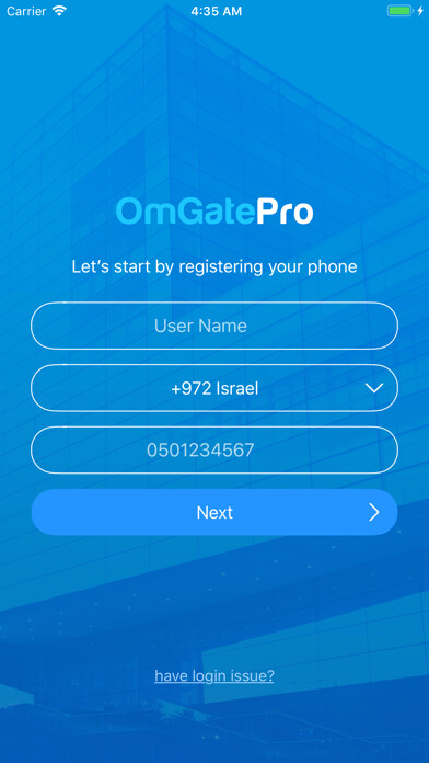 Emulate iPhone app Omgate-Open Gate with App using MyAndroid Emulate iPhone app Omgate-Open Gate with App using MyAndroid