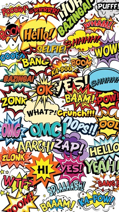 Emulate iPhone app OMG Bazinga Comic Book Speech Bubbles Stickers using MyAndroid Emulate iPhone app OMG Bazinga Comic Book Speech Bubbles Stickers using MyAndroid