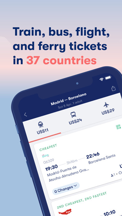Emulate iPhone app Omio: Trains, buses & flights using MyAndroid Emulate iPhone app Omio: Trains, buses & flights using MyAndroid
