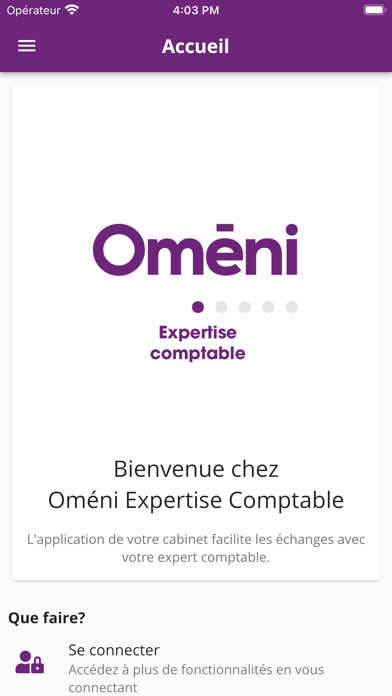 Emulate iPhone app Oméni Expertise Comptable using MyAndroid Emulate iPhone app Oméni Expertise Comptable using MyAndroid