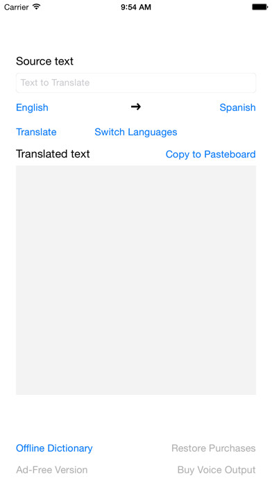 Emulate iPhone app Omni Translator using MyAndroid Emulate iPhone app Omni Translator using MyAndroid