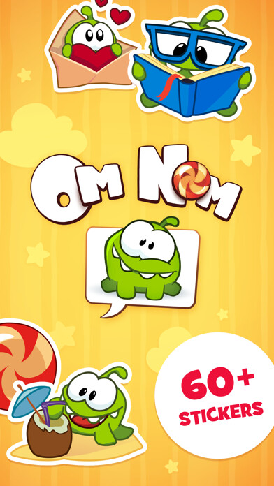 Emulate iPhone app Om Nom Stickers using MyAndroid Emulate iPhone app Om Nom Stickers using MyAndroid