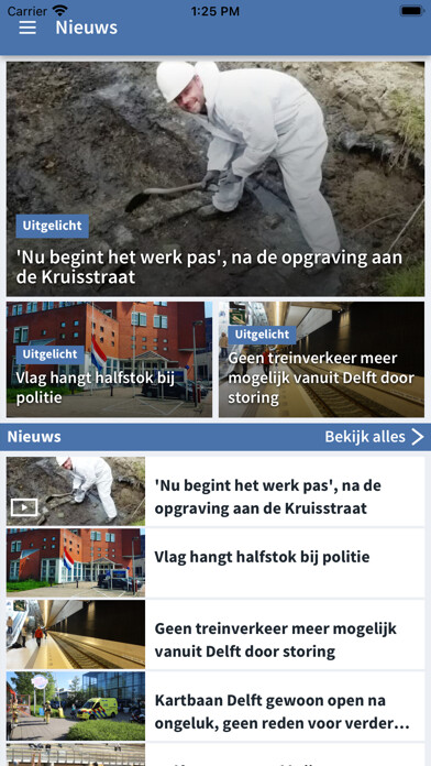 Emulate iPhone app Omroep Delft using MyAndroid Emulate iPhone app Omroep Delft using MyAndroid
