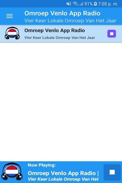 Run android online APK Omroep Venlo App Radio from MyAndroid or emulate Omroep Venlo App Radio using MyAndroid