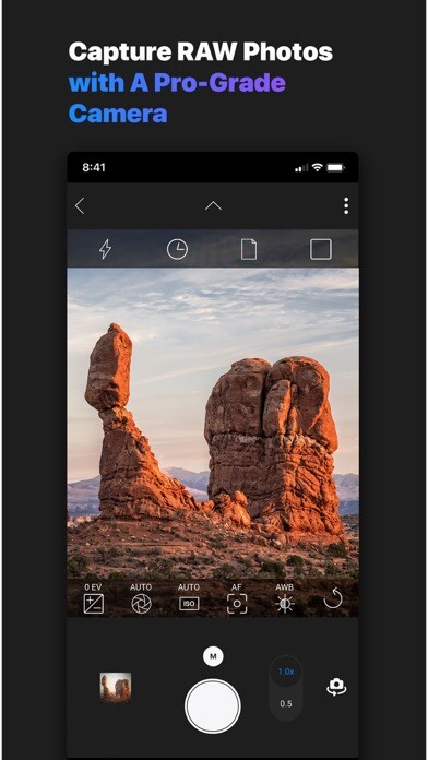 Emulate iPhone app ON1 Photo RAW for Mobile using MyAndroid