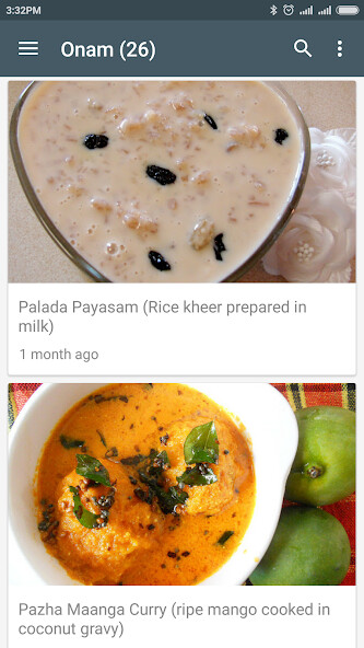 Emulate Android APK Onam Sadya Recipes