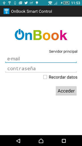 Run android online APK OnBook Smart Control from MyAndroid or emulate OnBook Smart Control using MyAndroid