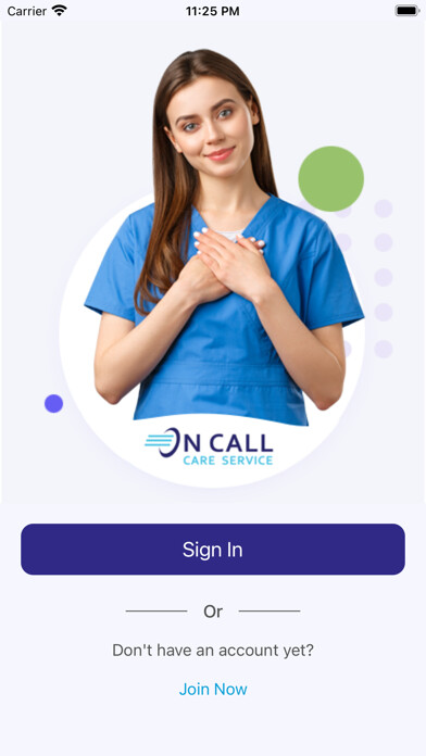 Emulate iPhone app ON CALL Care Service using MyAndroid