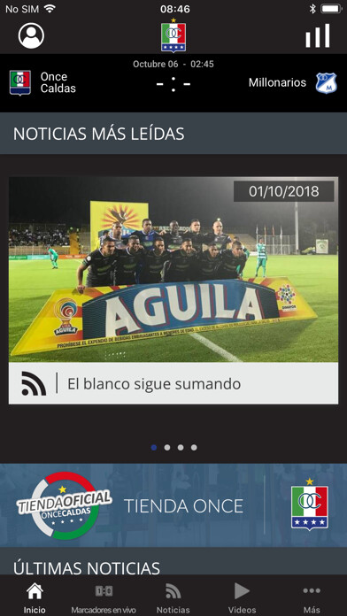 Emulate iPhone app Once Caldas using MyAndroid Emulate iPhone app Once Caldas using MyAndroid