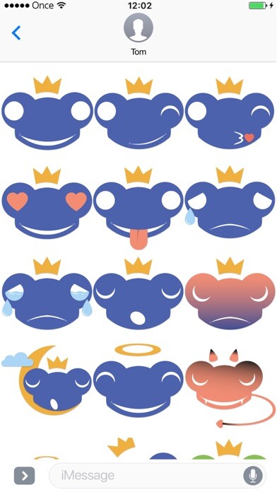 Emulate iPhone app Once Stickers using MyAndroid Emulate iPhone app Once Stickers using MyAndroid