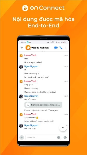 Emulate iPhone app OnConnect using MyAndroid