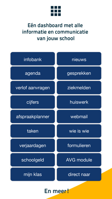 Emulate iPhone app Onderwijs portalen using MyAndroid