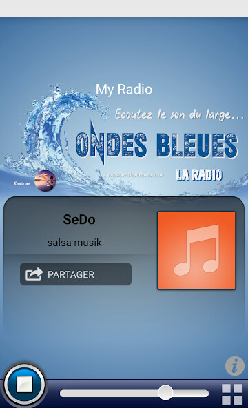 Run android online APK Ondes Bleues la Radio from MyAndroid or emulate Ondes Bleues la Radio using MyAndroid