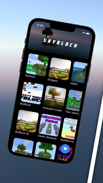 Emulate iPhone app One Block Mods for Minecraft . using MyAndroid