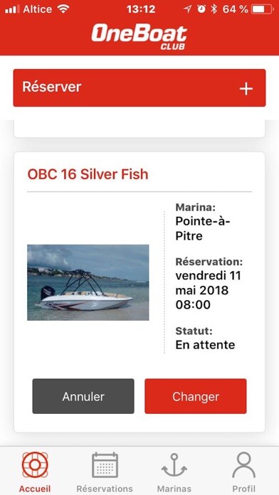 Emulate iPhone app One Boat Club using MyAndroid