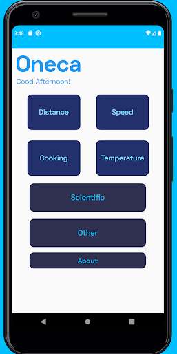 Run android online APK Oneca - Ultimate Unit Conversion Calculator from MyAndroid or emulate Oneca - Ultimate Unit Conversion Calculator using MyAndroid
