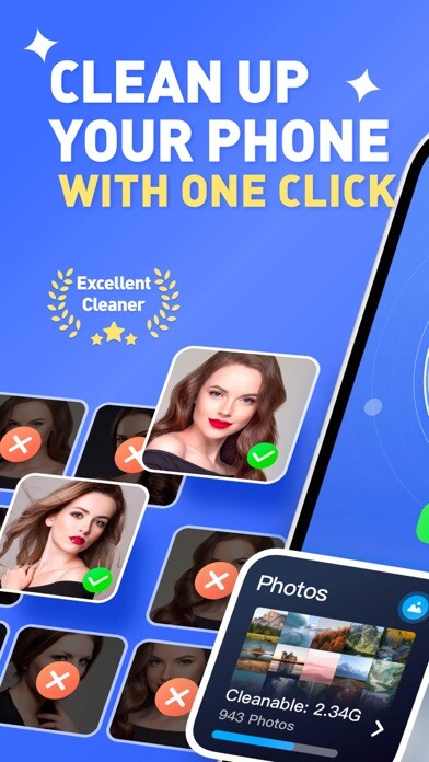 Emulate iPhone app One Cleaner: Smart Cleanup using MyAndroid