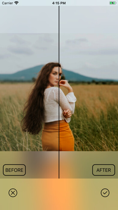 Emulate iPhone app One Click Photo Enhancer using MyAndroid