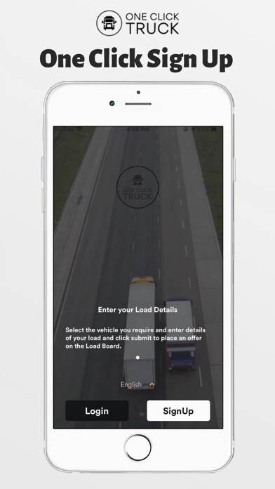 Emulate iPhone app OneClickTruck using MyAndroid