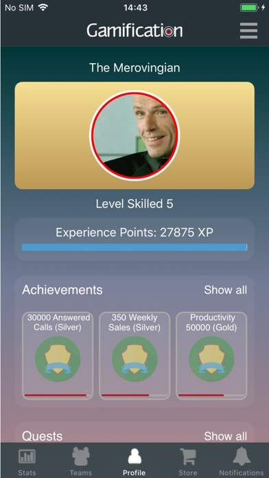 Emulate iPhone app OneContactGamification using MyAndroid Emulate iPhone app OneContactGamification using MyAndroid
