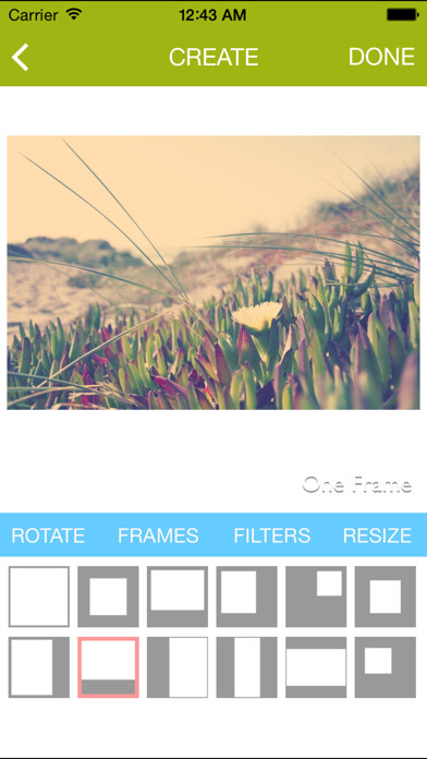 Emulate iPhone app One Frame using MyAndroid