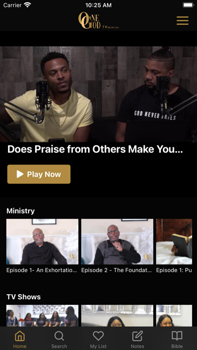 Emulate iPhone app One God TV Network using MyAndroid Emulate iPhone app One God TV Network using MyAndroid