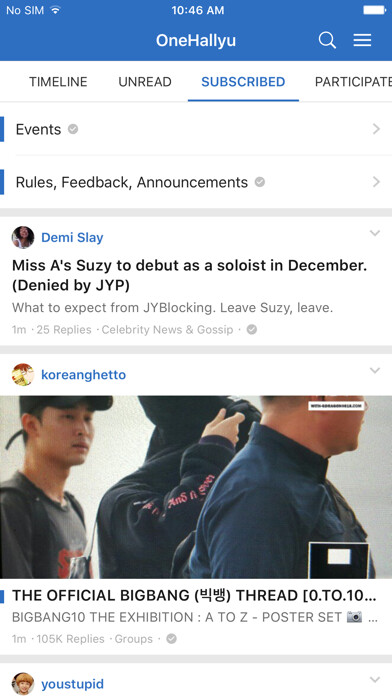 Emulate iPhone app OneHallyu using MyAndroid