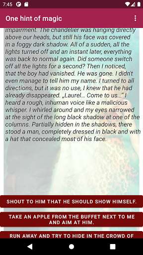 Run android online APK One hint of magic - text adventure game from MyAndroid or emulate One hint of magic - text adventure game using MyAndroid