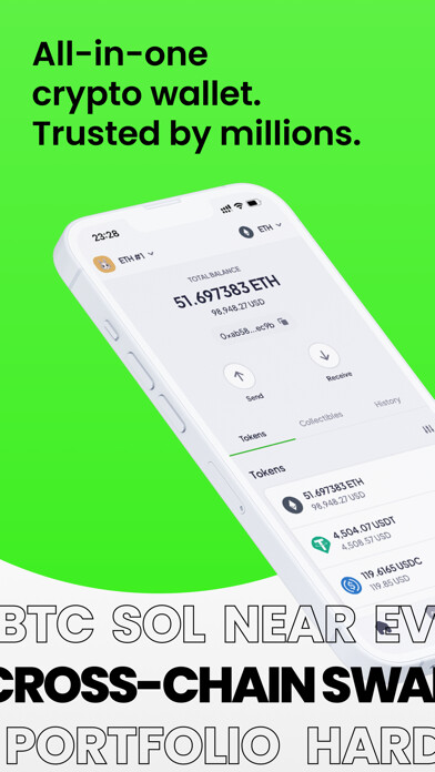 Emulate iPhone app OneKey: Blockchain DeFi Wallet using MyAndroid