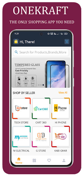 Run android online APK Onekraft - Online Shopping App from MyAndroid or emulate Onekraft - Online Shopping App using MyAndroid