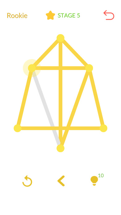 Emulate iPhone app One Line - Draw Master Puzzle using MyAndroid Emulate iPhone app One Line - Draw Master Puzzle using MyAndroid