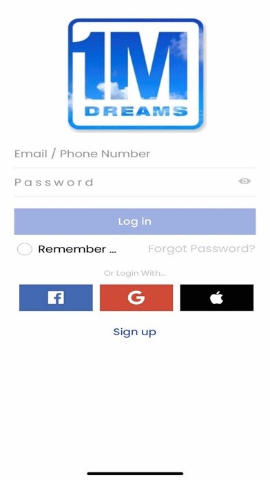 Emulate iPhone app One Million Dreams using MyAndroid