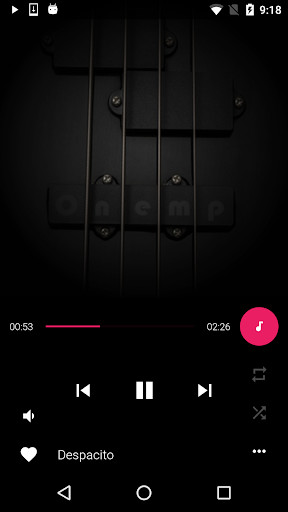 Run android online APK Onemp Music Player from MyAndroid or emulate Onemp Music Player using MyAndroid
