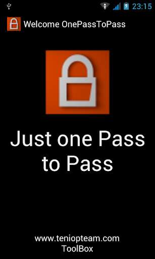 Emulate Android APK OnePassToPass password manager