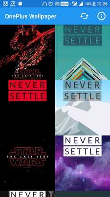 Emulate Android APK OnePlus Wallpaper