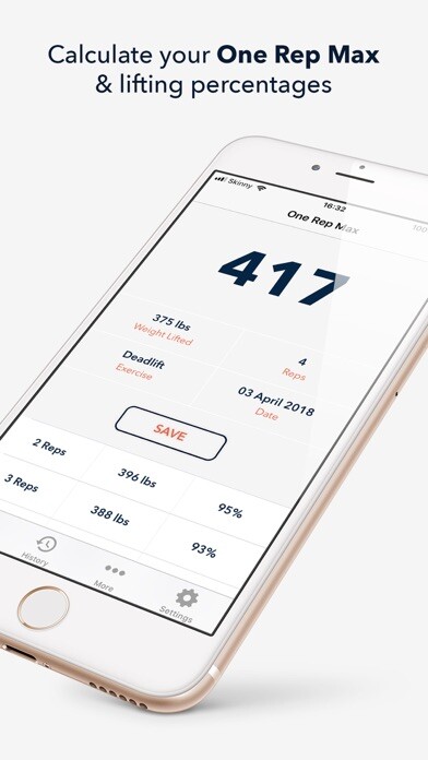 Emulate iPhone app One Rep Max - 1RM Calculator using MyAndroid Emulate iPhone app One Rep Max - 1RM Calculator using MyAndroid