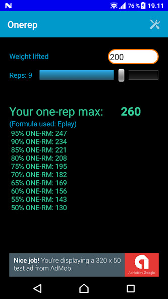 Run android online APK One Rep Max Calculator from MyAndroid or emulate One Rep Max Calculator using MyAndroid Run android online APK One Rep Max Calculator from MyAndroid or emulate One Rep Max Calculator using MyAndroid