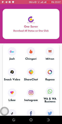 Run android online APK One Saver - All in One Status Saver from MyAndroid or emulate One Saver - All in One Status Saver using MyAndroid Run android online APK One Saver - All in One Status Saver from MyAndroid or emulate One Saver - All in One Status Saver using MyAndroid