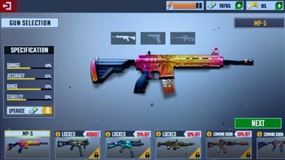 Emulate iPhone app One Shot One Kill+ using MyAndroid