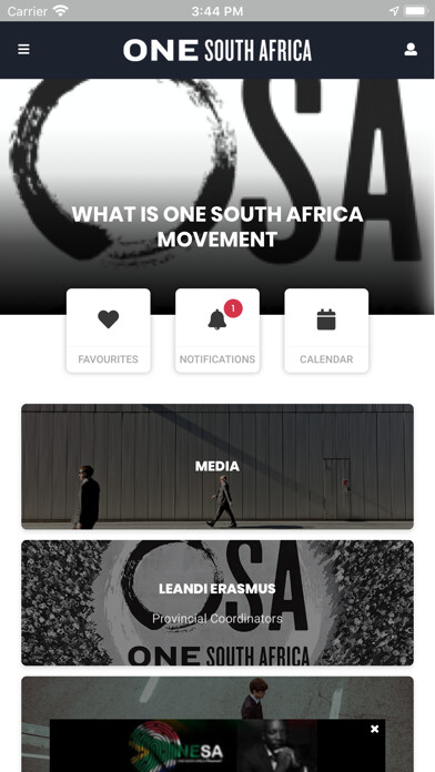 Emulate iPhone app One South Africa Movement using MyAndroid Emulate iPhone app One South Africa Movement using MyAndroid
