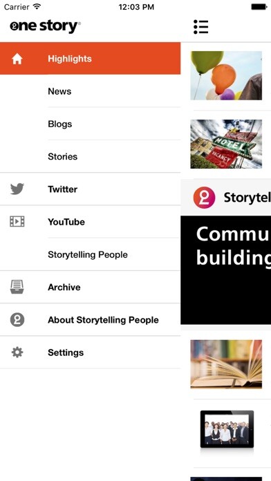Emulate iPhone app OneStory® using MyAndroid