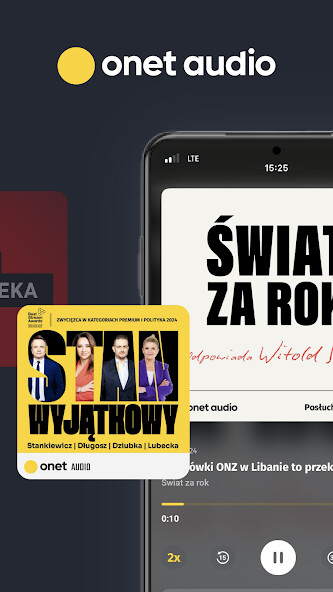 Emulate iPhone app Onet Audio using MyAndroid