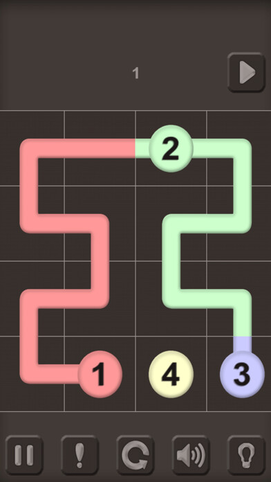 Emulate iPhone app One Touch Color Line using MyAndroid