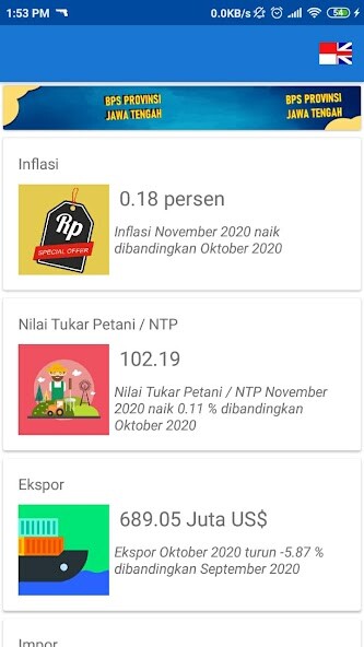 Run android online APK One Touch Statistics Jawa Tengah from MyAndroid or emulate One Touch Statistics Jawa Tengah using MyAndroid