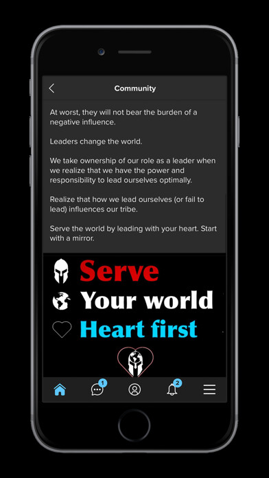 Emulate iPhone app One Tribe Leadership Academy using MyAndroid