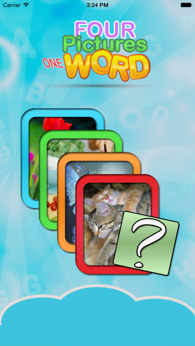 Emulate iPhone app One Word and Four Pictures-Puzzle Game using MyAndroid